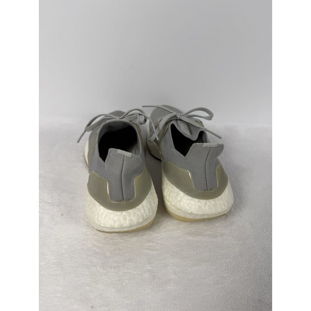 Adidas Ultraboost 20 Gray Knit Running Shoes Boost Sole Womens Sneakers - Picture 3 of 7